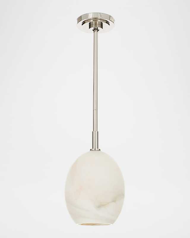 Artemis 8" Faux Alabaster Pendant